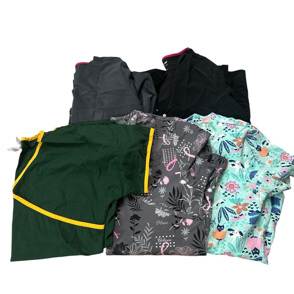 Bundle of 5 Womens Scrub Tops